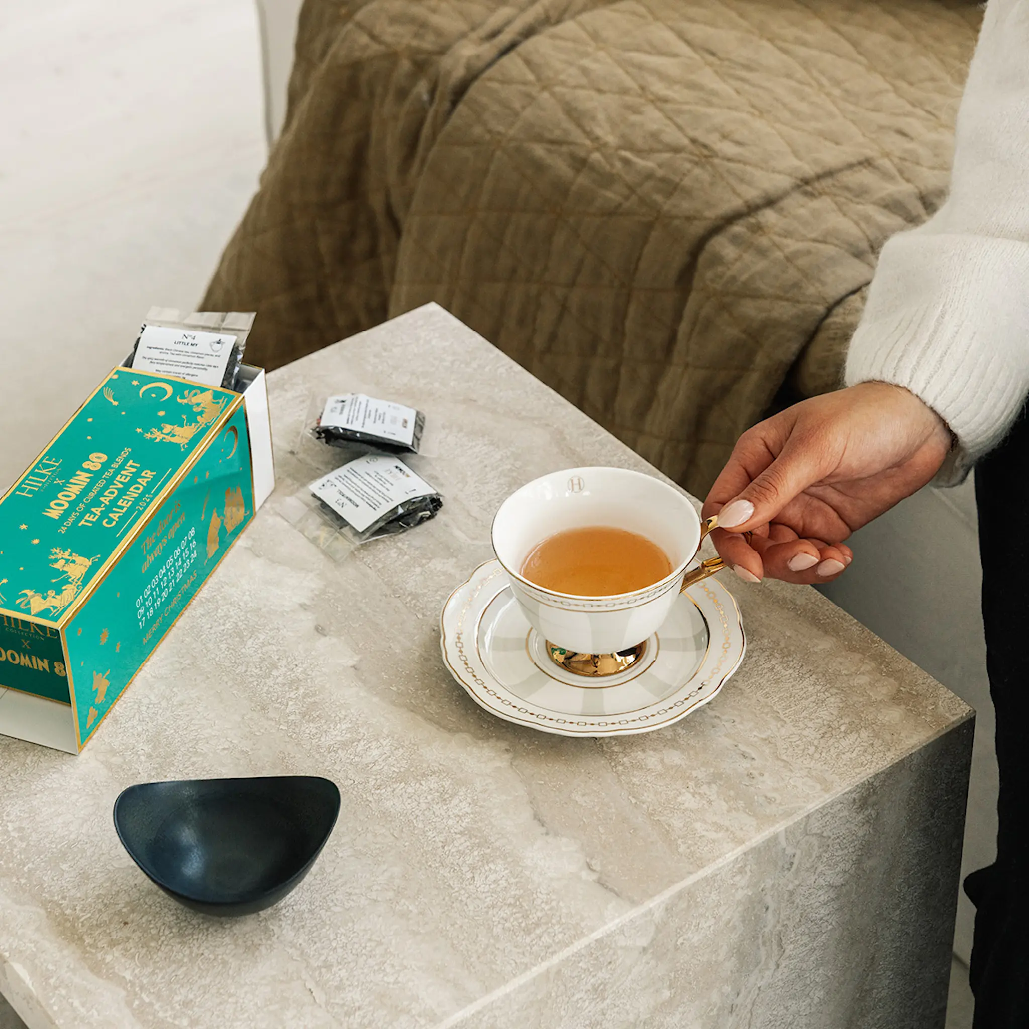 Hilke Hilke x Mumintroll adventskalender med te