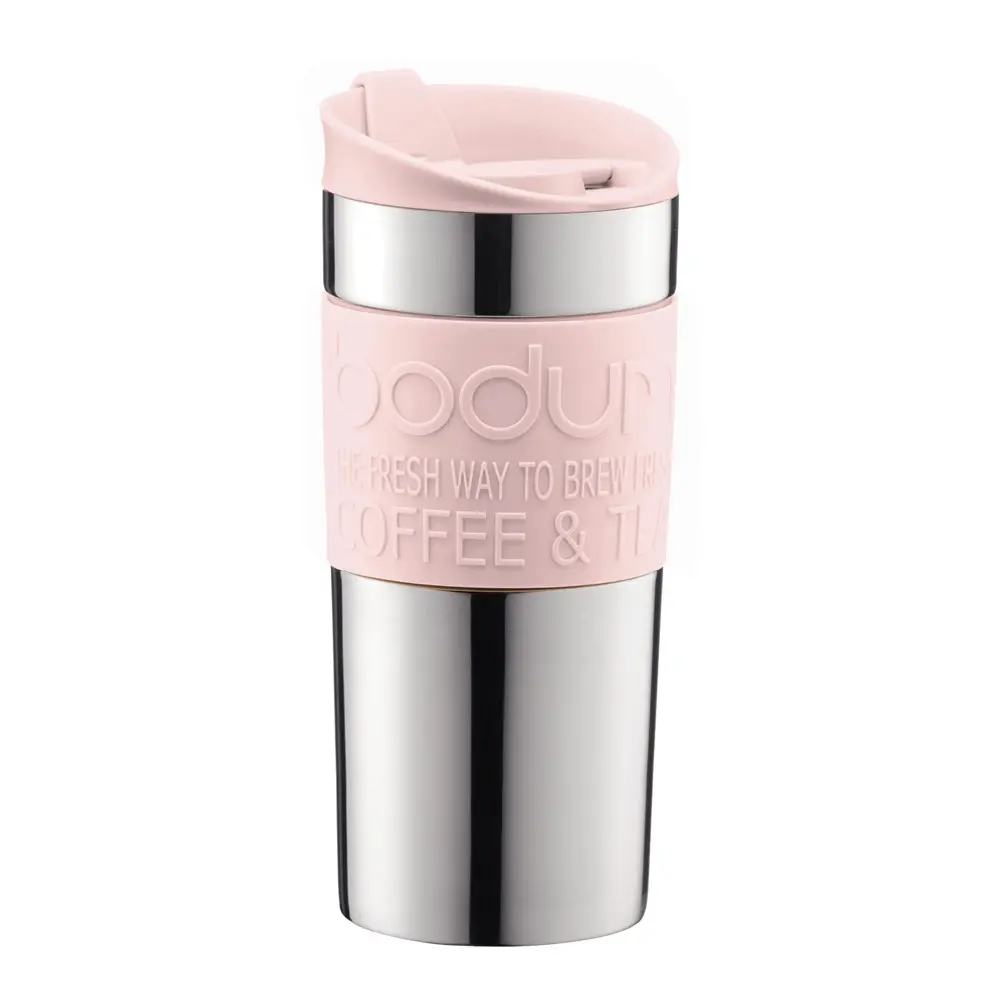 Travel press termokopp 35 cl strawberry