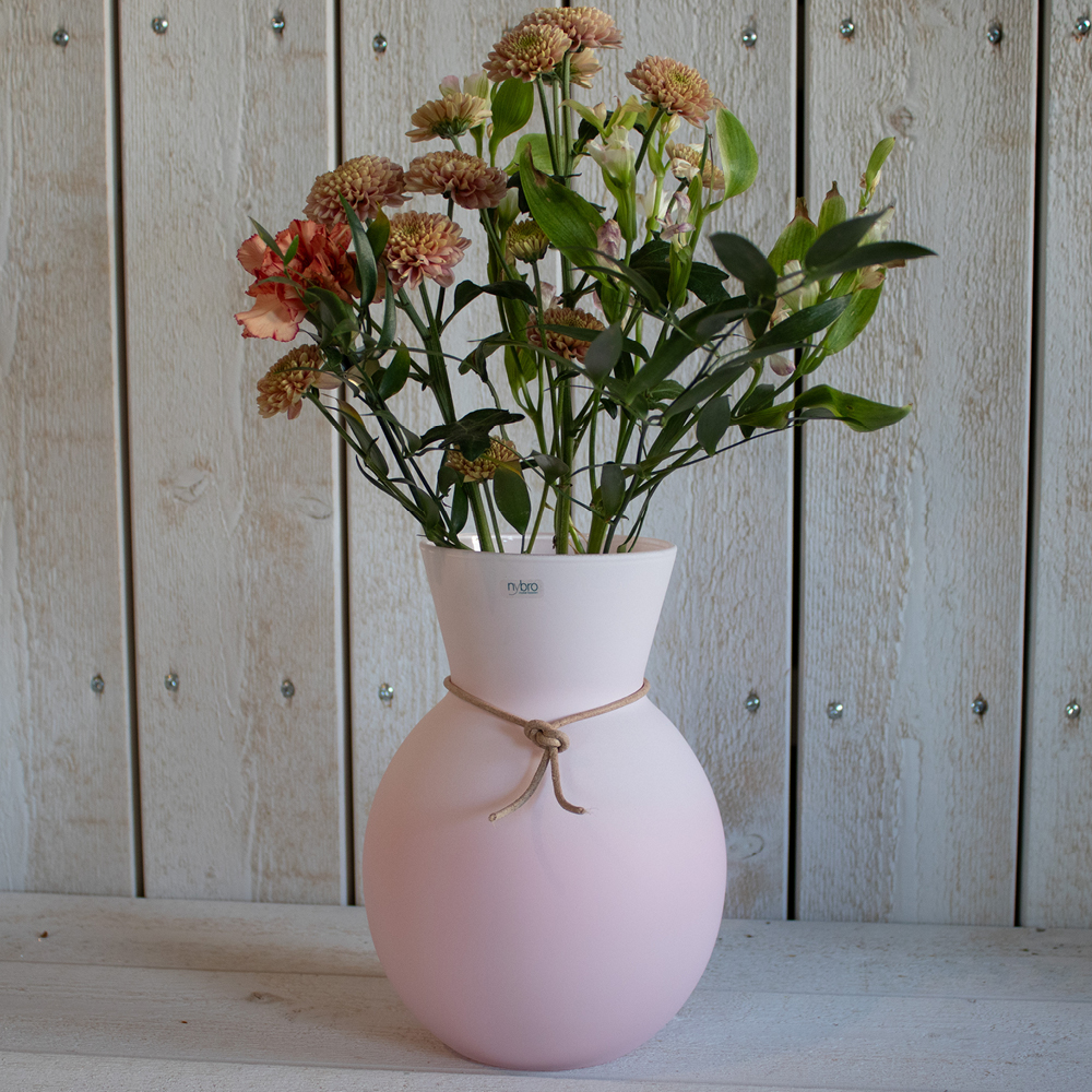 Nybro Crystal Happy vase 23 cm hallongrädde