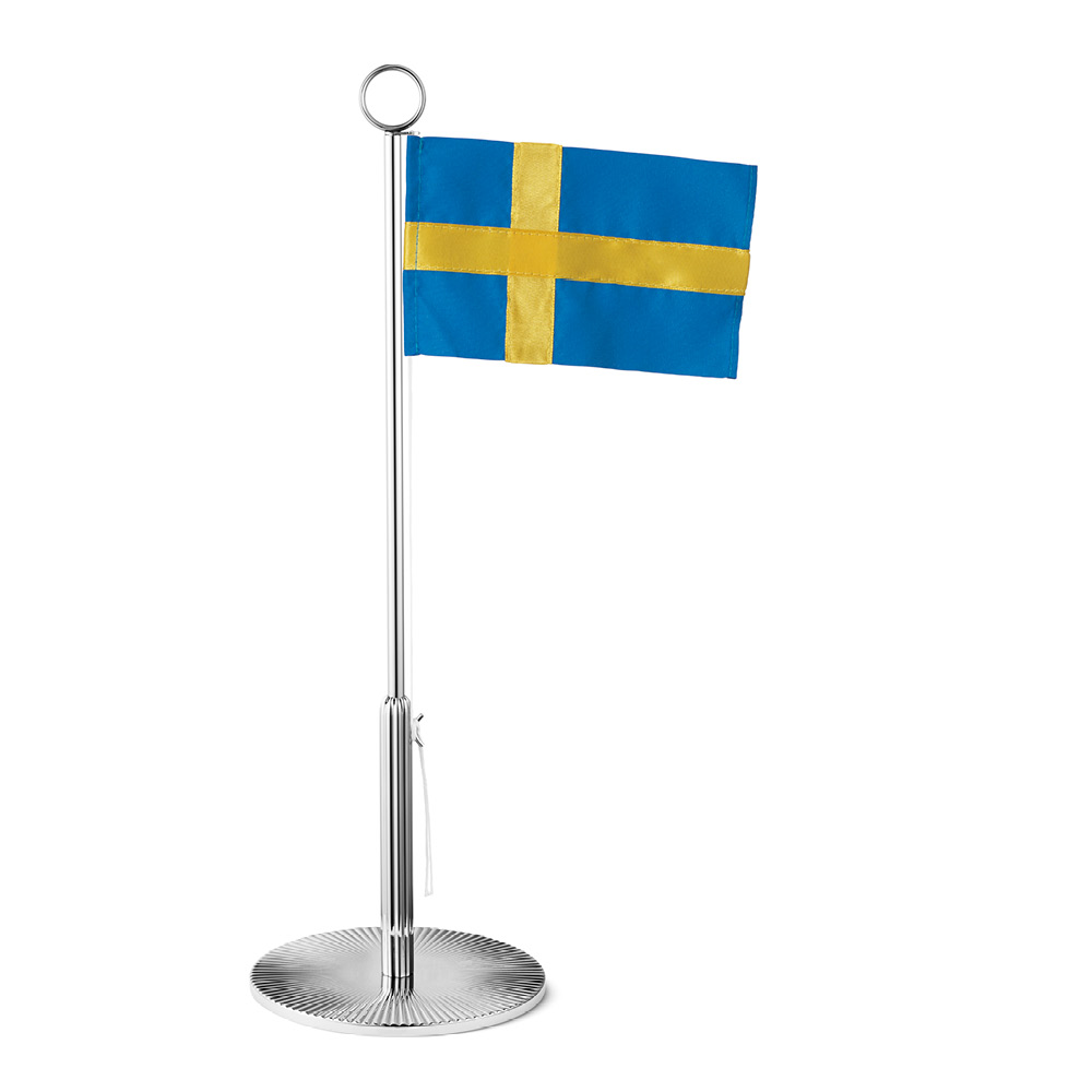 Georg Jensen Bernadotte bordsflagga 39 cm svenska flaggan