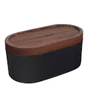 Container Grater rivjärn med behållare antracit/valnöt