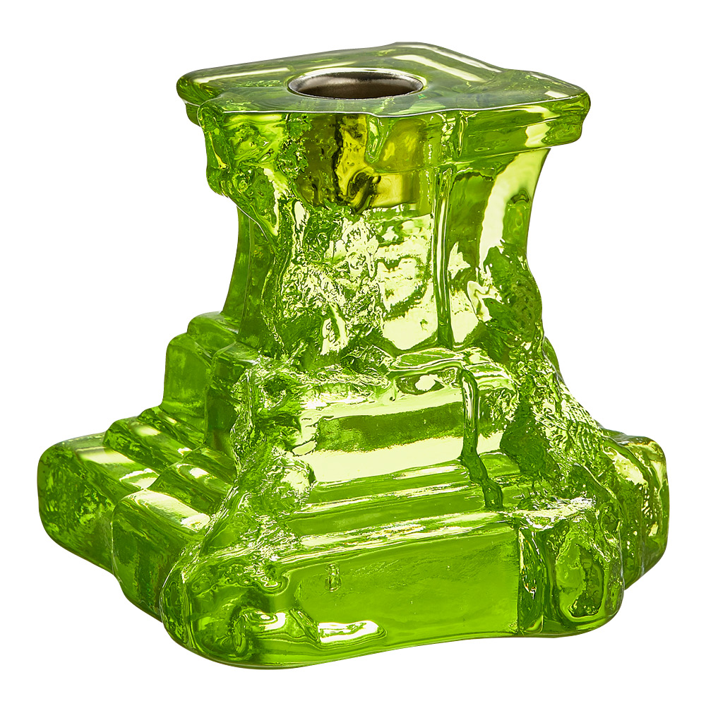 Kosta Boda Rocky Baroque lysestake 9,5 cm kryptonite