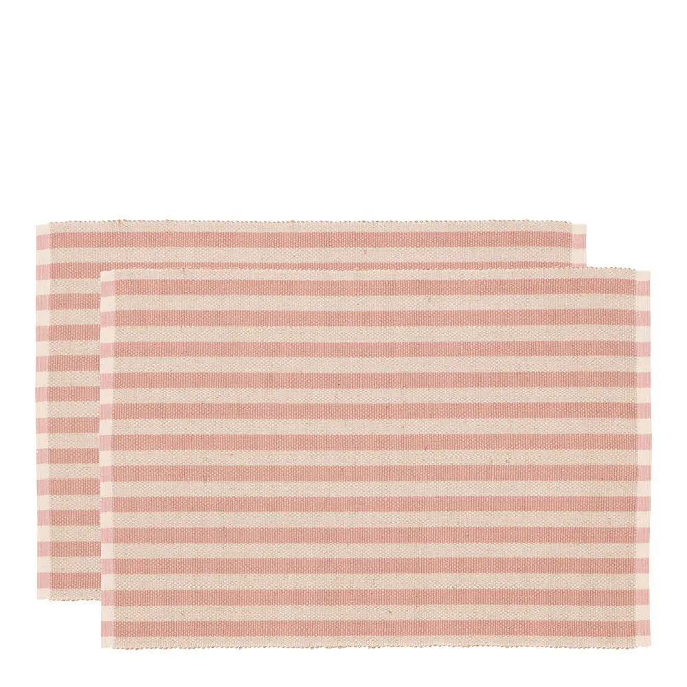 Statement Stripe Pöytätabletti 33x48cm 2 kpl Pink