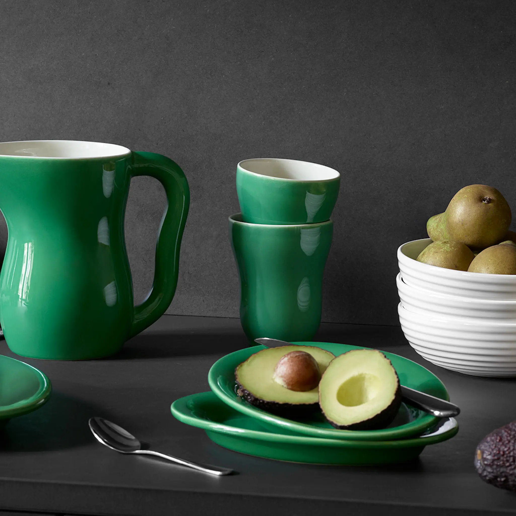 Kähler Ursula skål Ø16 cm hvit hover