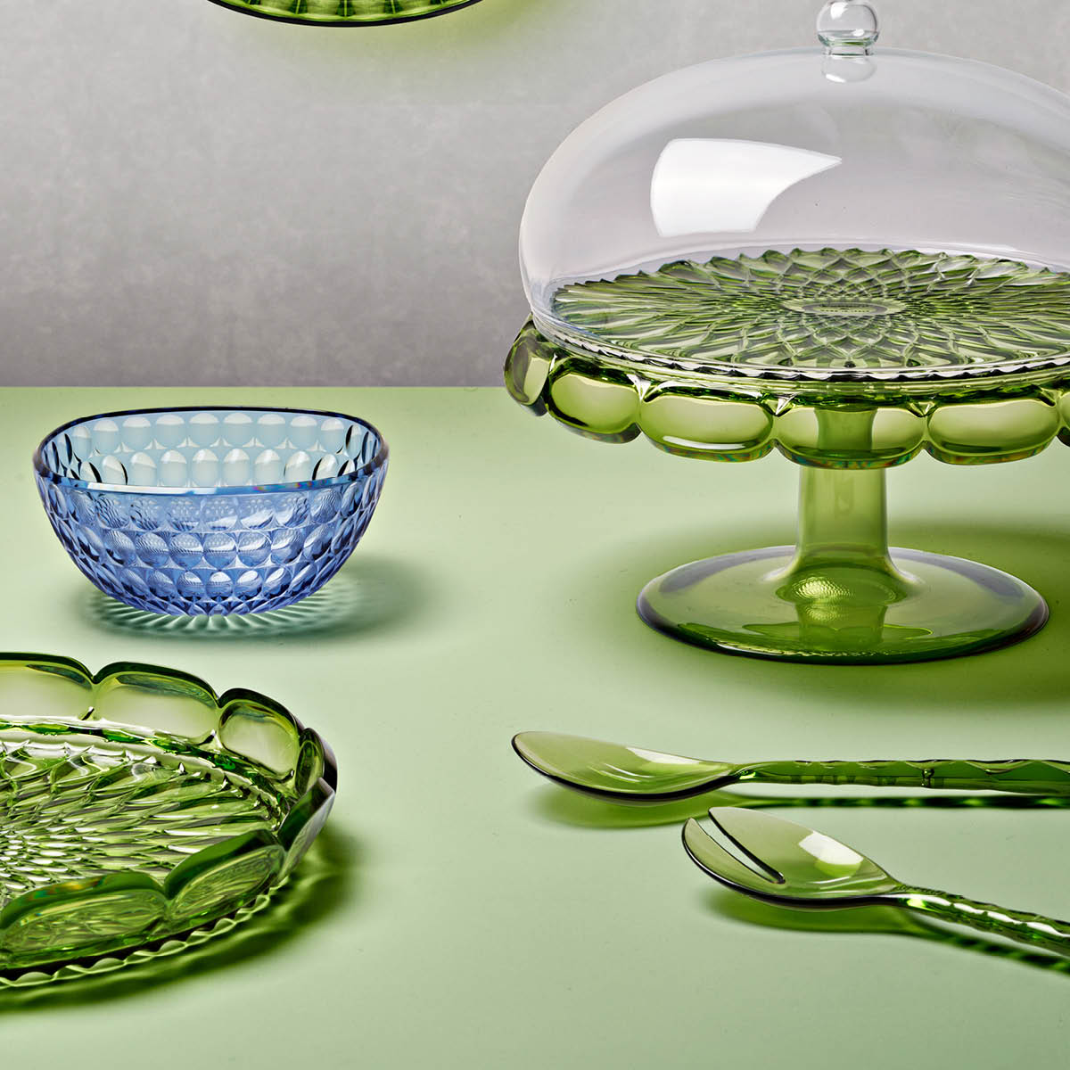 Guzzini Vanity serveringsfat 36 cm bioplast matcha green