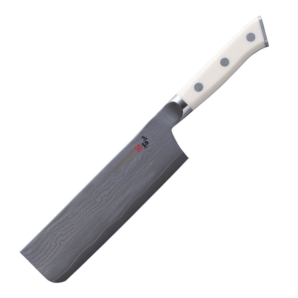 Zanmai - Classic Damaskus Nakiri Veitsi 16,5 cm Valkoinen