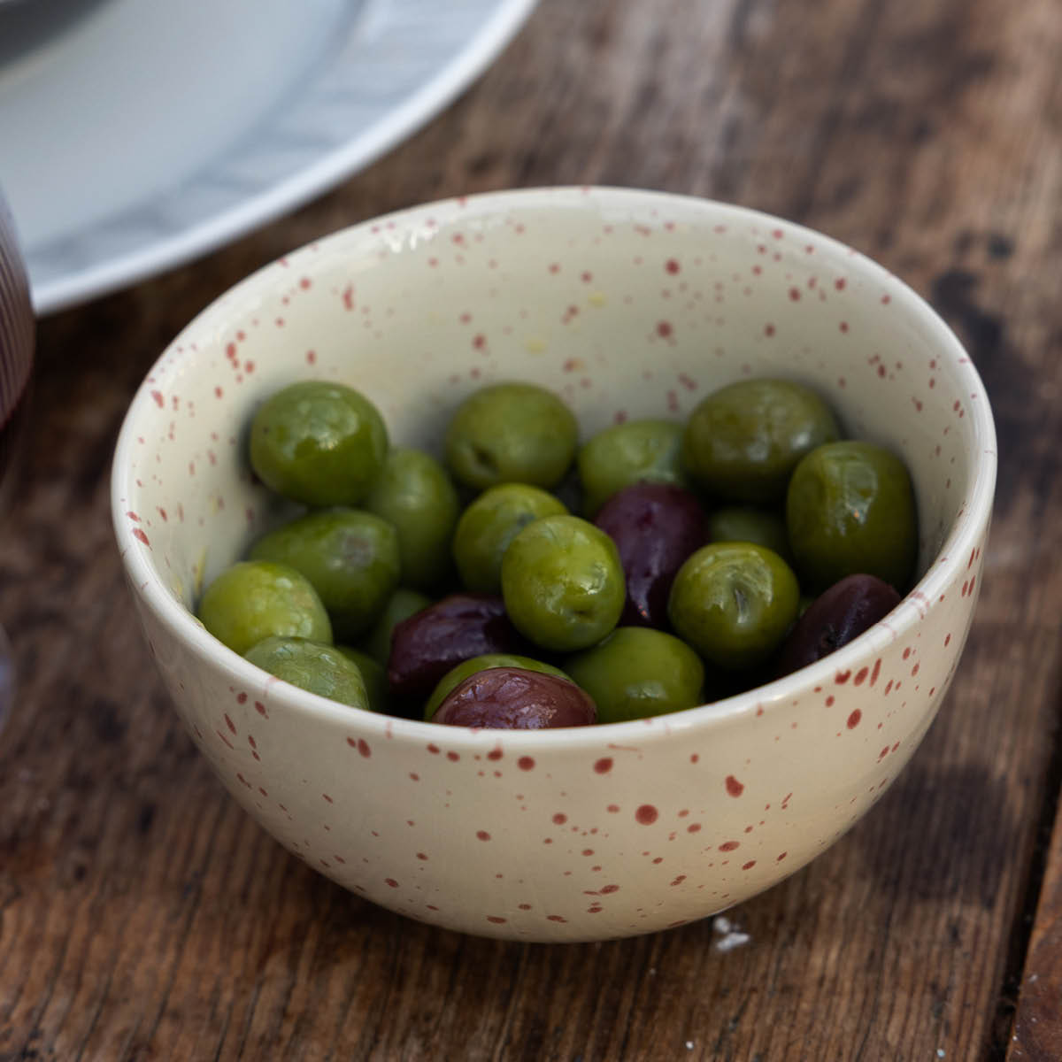 Sagaform Ditte skål 12x7 cm 2 stk beige/burgunder