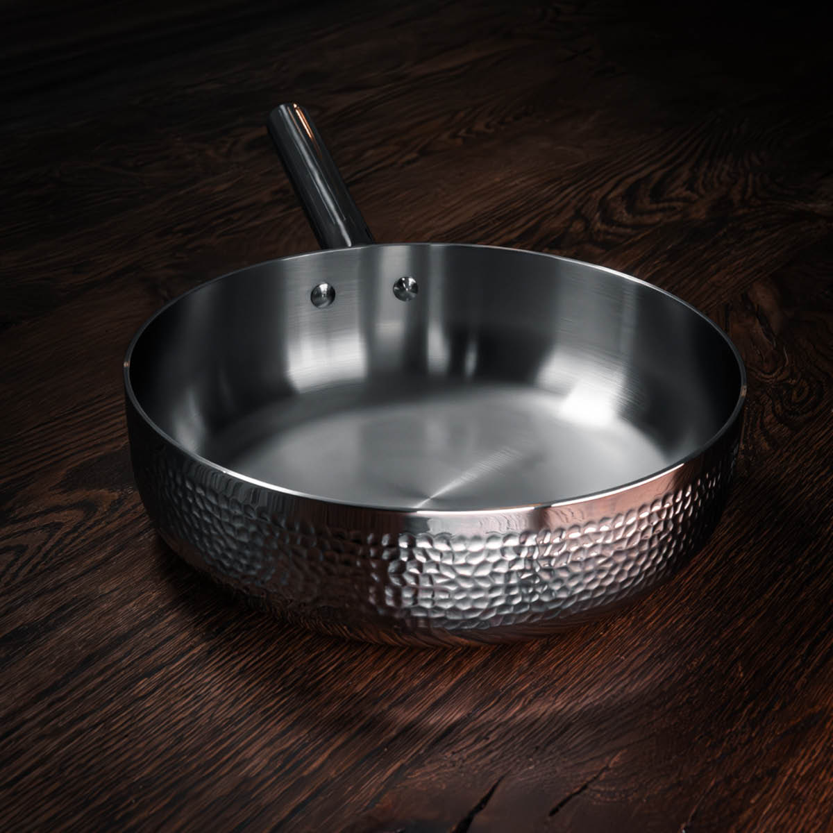 Vargen & Thor Kroma pastapanna 26 cm blankt stål