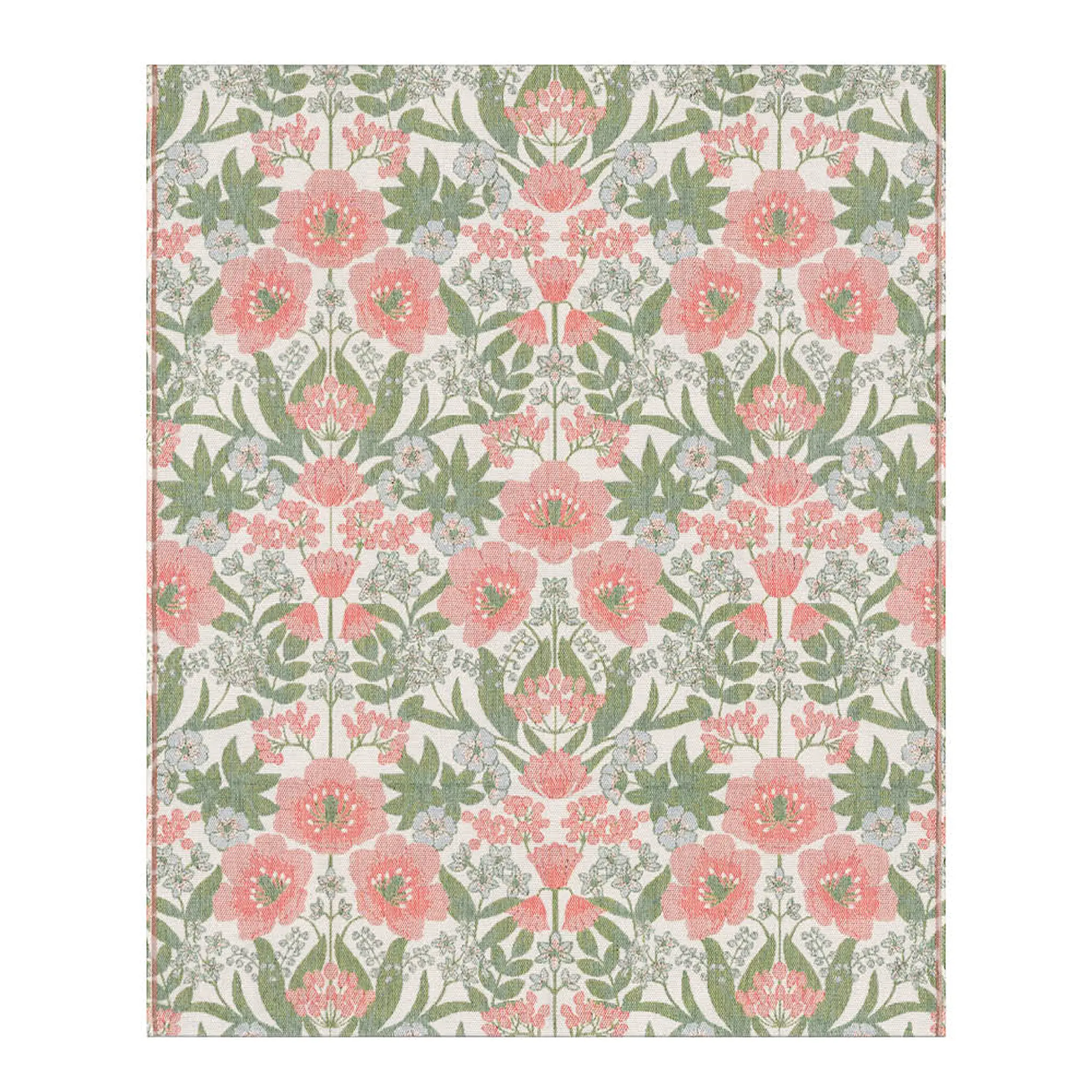 Ekelund Bettys tulpaner pläd 140x170 cm rosa