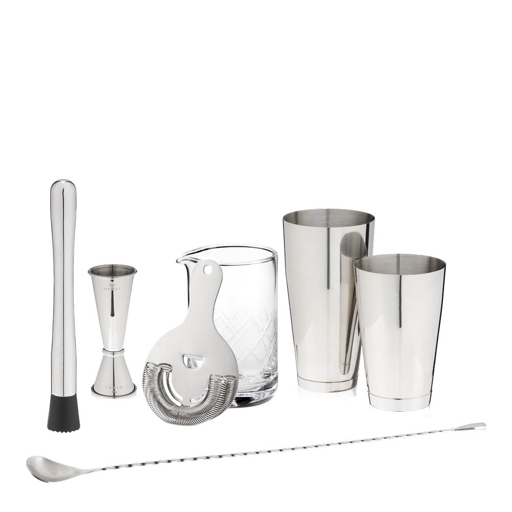 Viski Baarisetti 7 osaa Ruostumaton teräs