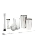 Barset med 7 delar i rostfritt stål