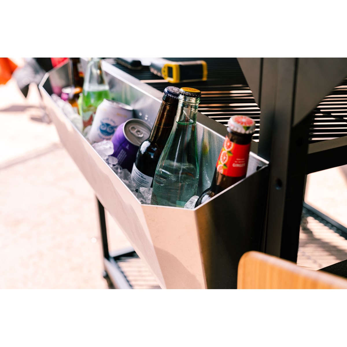 Ooni Utility Box L hylle til modulbord 80x20x12 cm stål