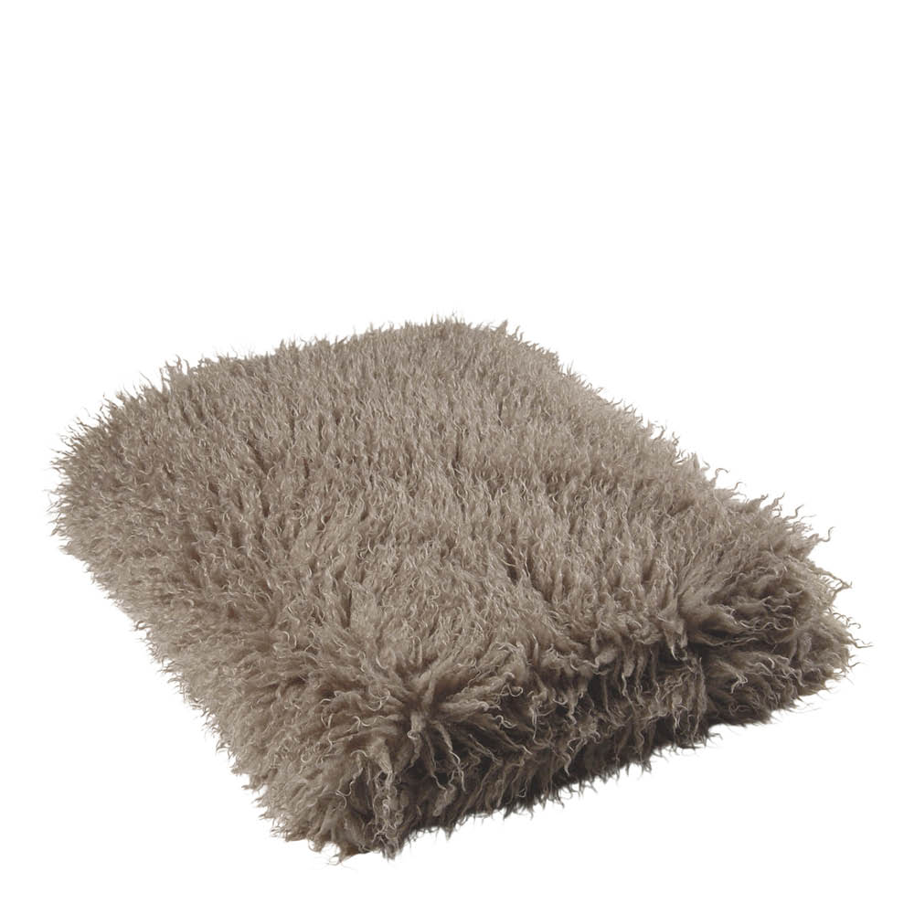 Fondaco Curly pläd 120x150 cm sand
