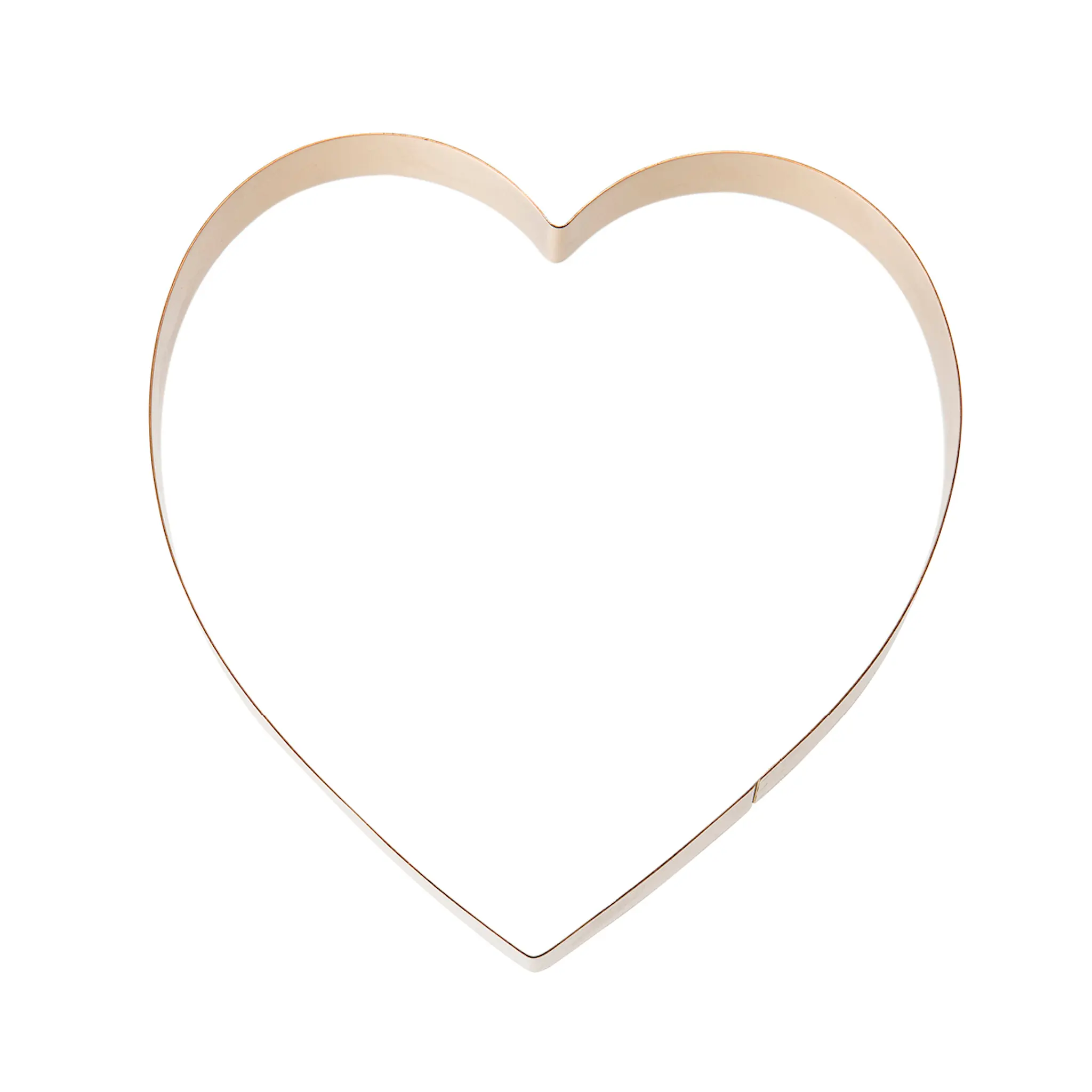 Modern House bAYk Pepparkaksform Hjärta 15 cm Koppar