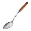 Signerat serveringssked 33 cm natur/borstad stål