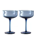 Swirl coupe-cocktailglas 26 cl 2-pack Midnight