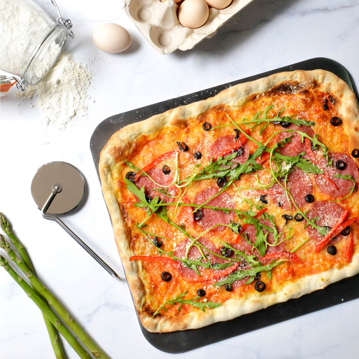 Modern House Pizza Angels Pizzastål