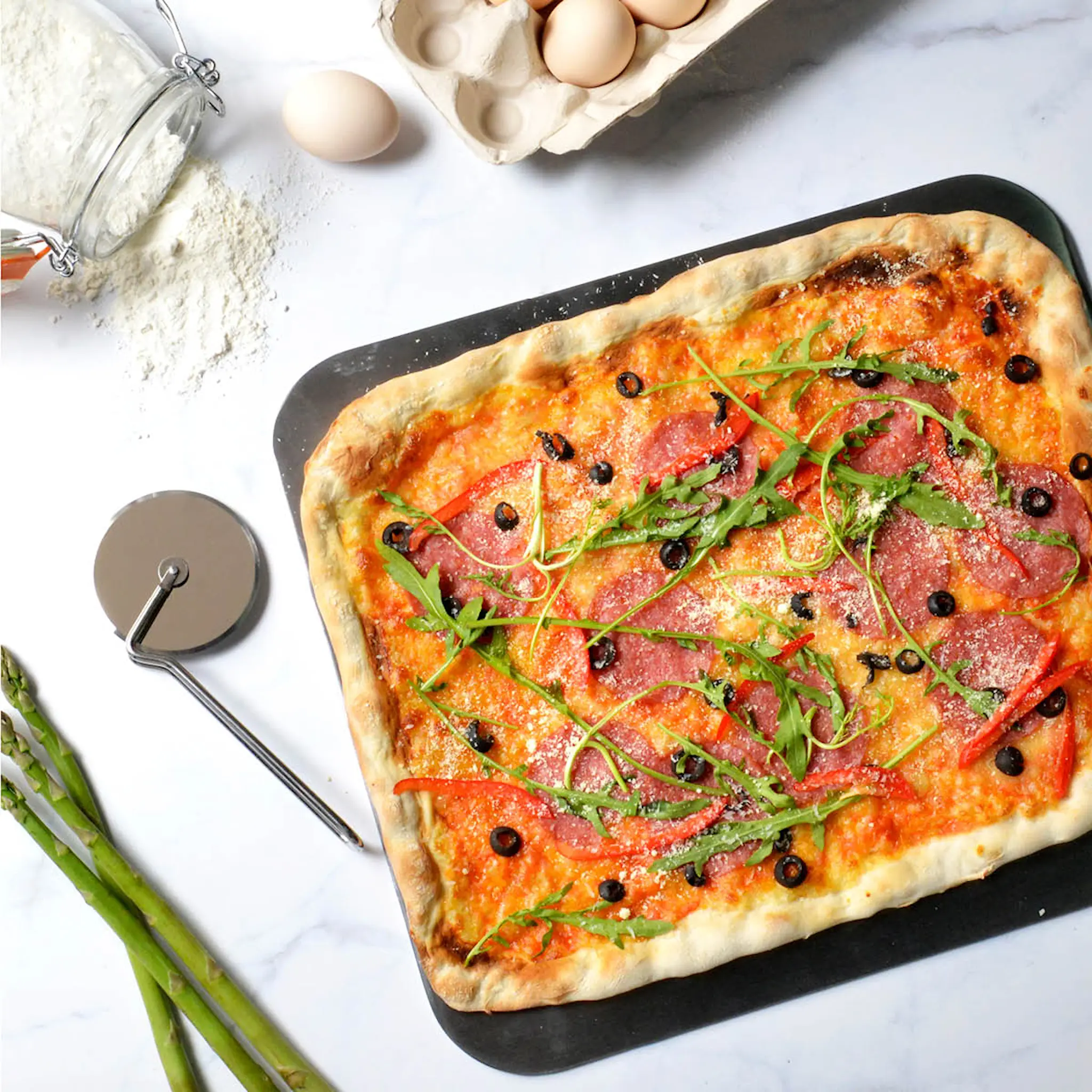 Modern House Pizza Angels Pizzastål