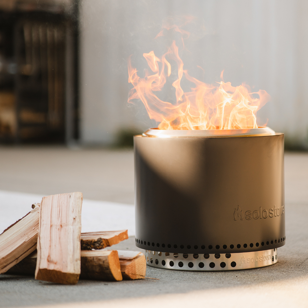 Solo Stove Bonfire + stand 2.0 rökfri eldstad 49,5x44,5 cm ash