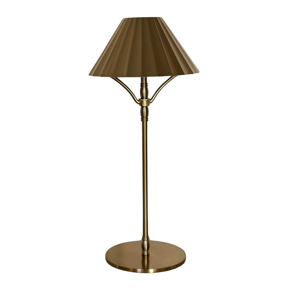 Von Norten Ophelia bordslampa upplandingsbar 32 cm guld