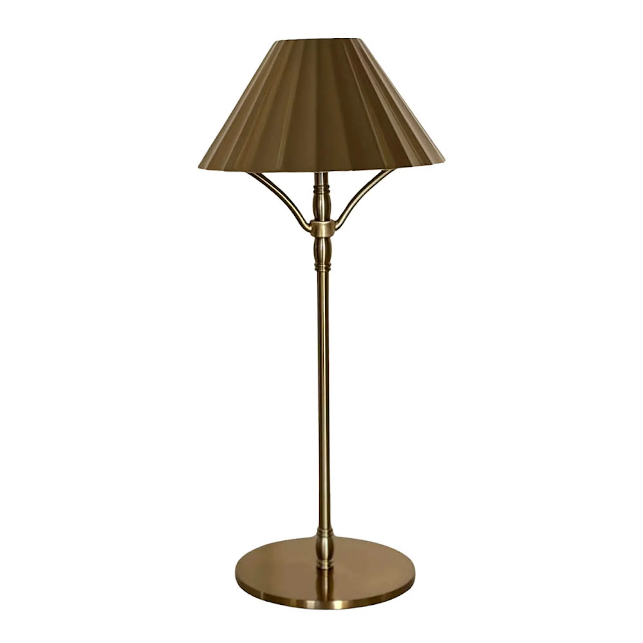 Von Norten Ophelia bordslampa upplandingsbar 32 cm guld