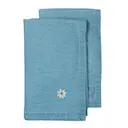 Eden denim servett 45x45 cm 2-pack blå