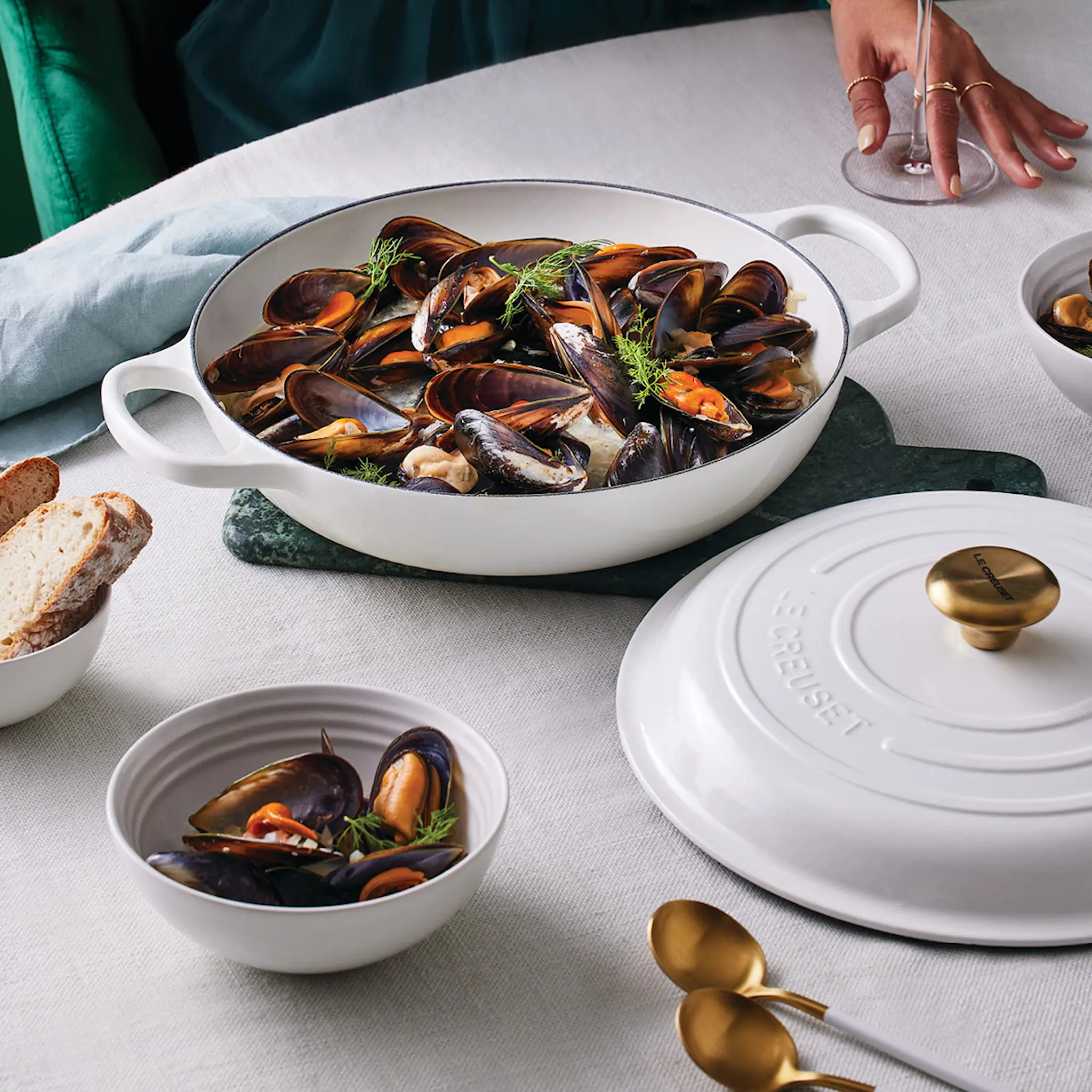 Le Creuset Signature snackskål 12 cm white