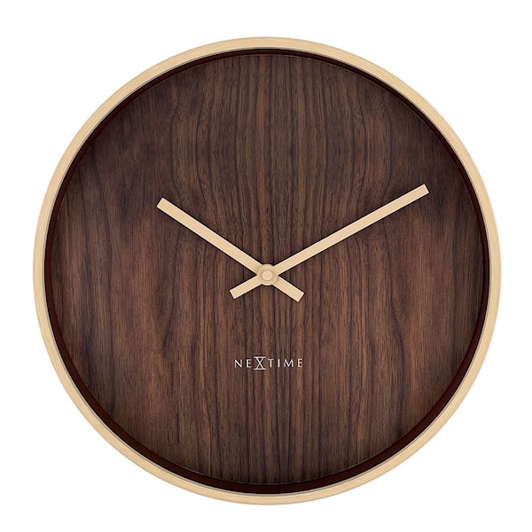 Oslo väggklocka 30 cm brun