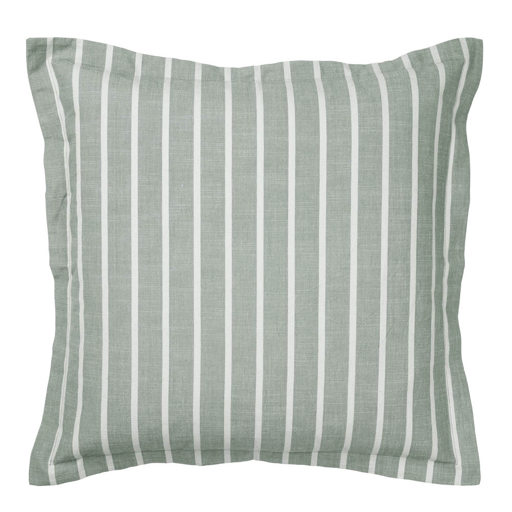 Broste Copenhagen - Marta Tyynynpäällinen 50x50 cm Agave Green/Light Beige