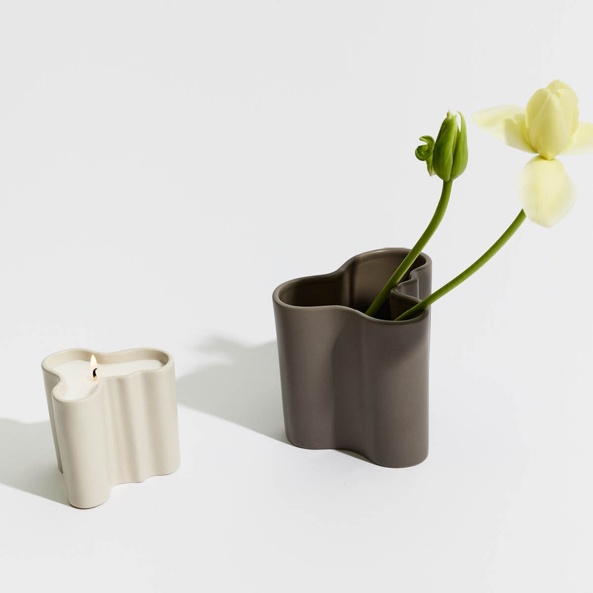 iittala Aalto Tuoksukynttilä 11 cm Tuhka
