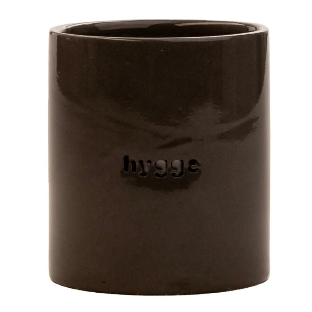 Kynttilälyhty hygge 6,5x7,5 cm harmaa