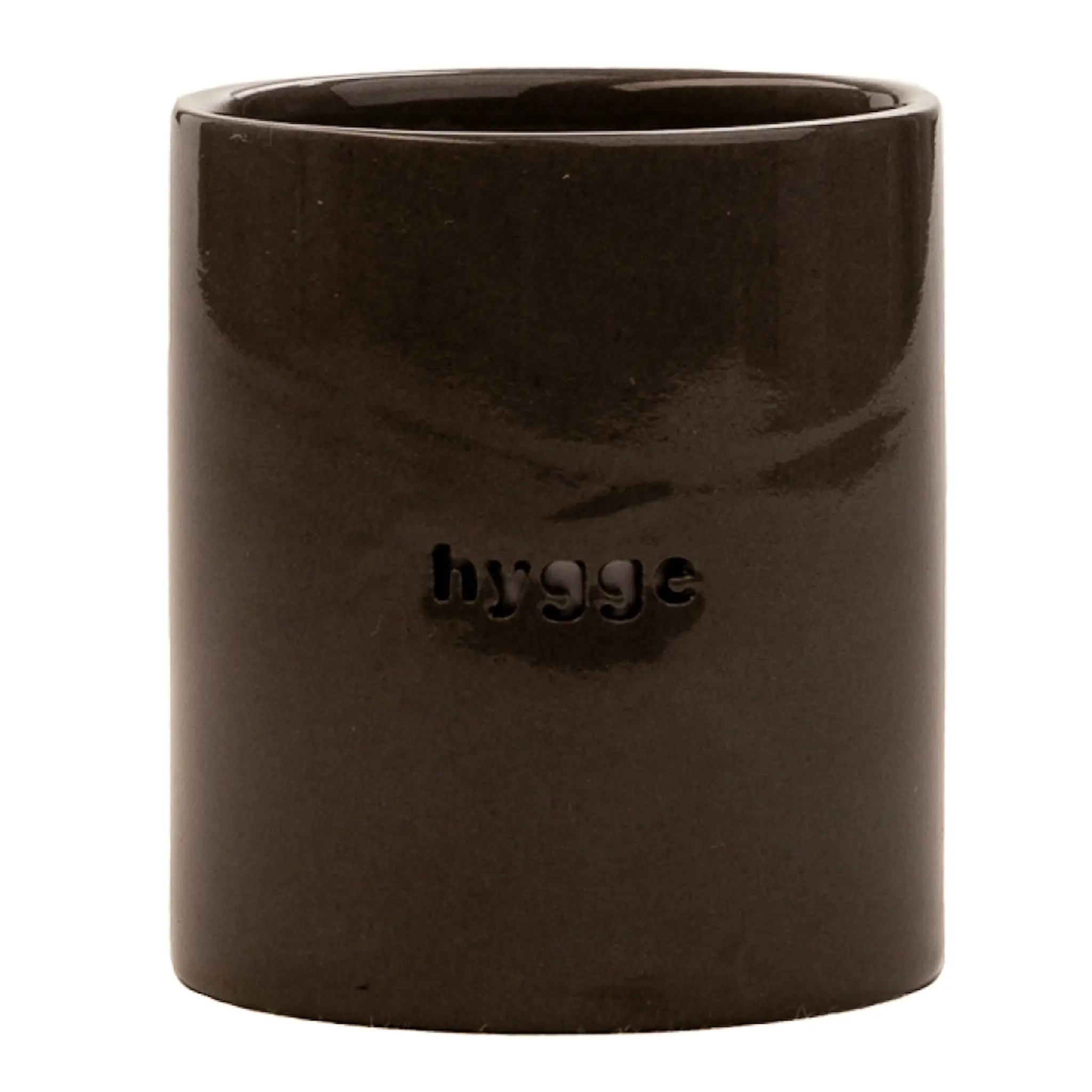 Sögne Home Ljuslykta hygge liten 6,5x7,5 cm grå