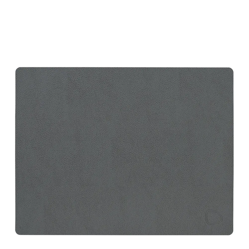 Leather Serene rectangle bordbrikke 26x34 cm antrasit