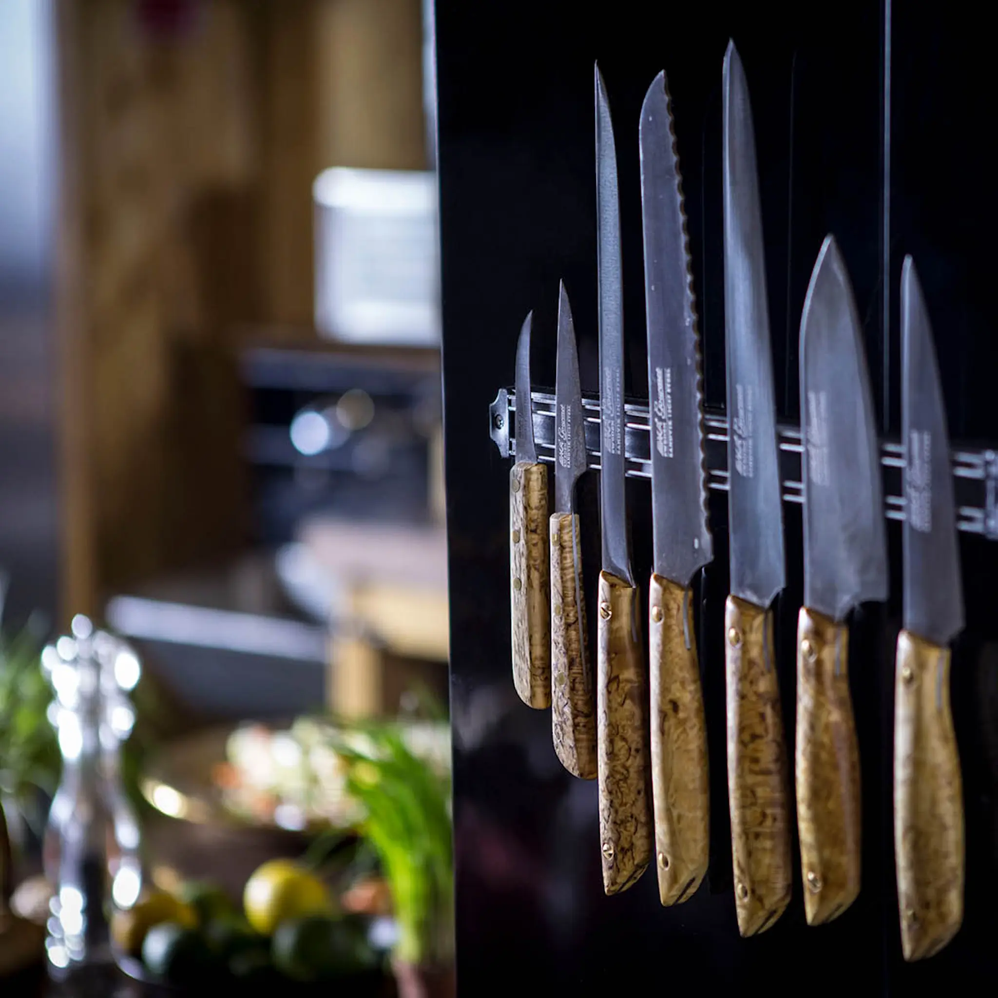 EKA Gourmet knivset brödkniv 21 cm & skalkniv 10 cm masurbjörk