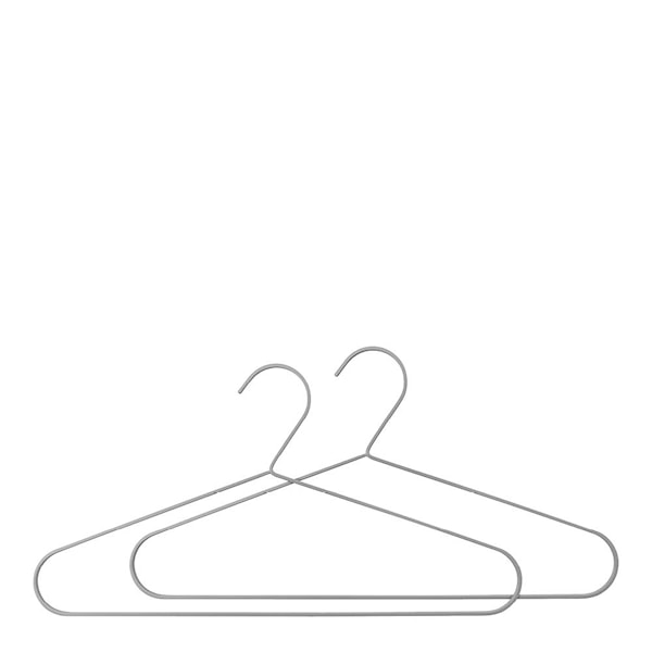 HANG-IT klädhängare 40x21 cm 2-pack borstat stål