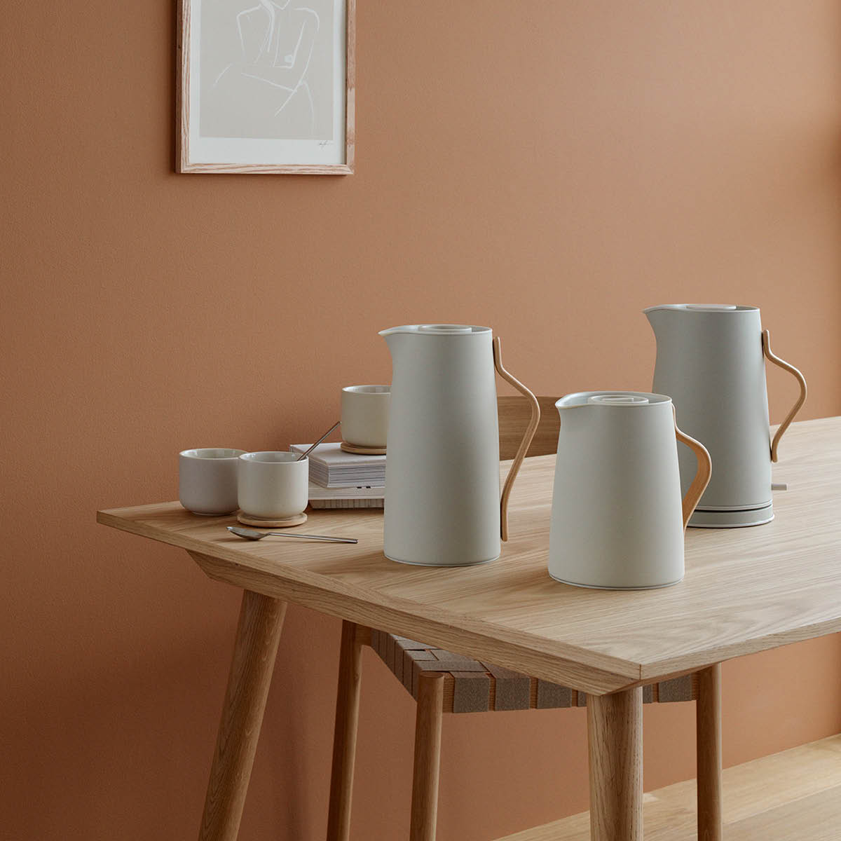 Stelton Danish Modern Emma Termoskannu 1 L Hiekka