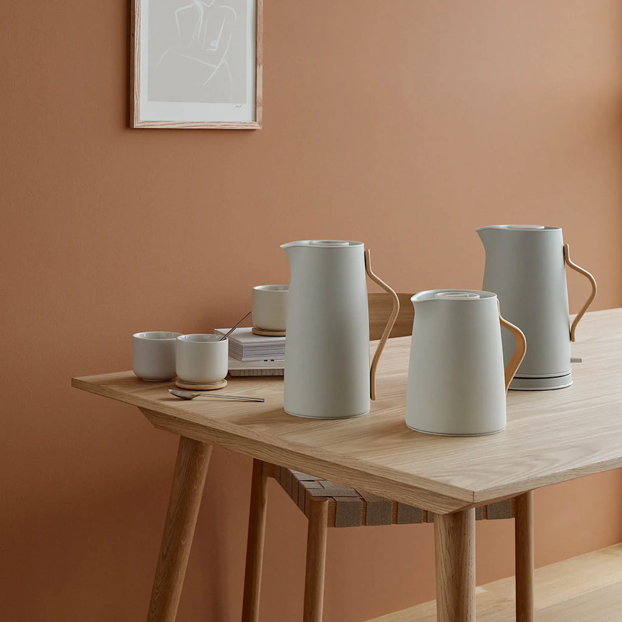 Stelton Danish Modern Emma Termoskannu 1 L Hiekka