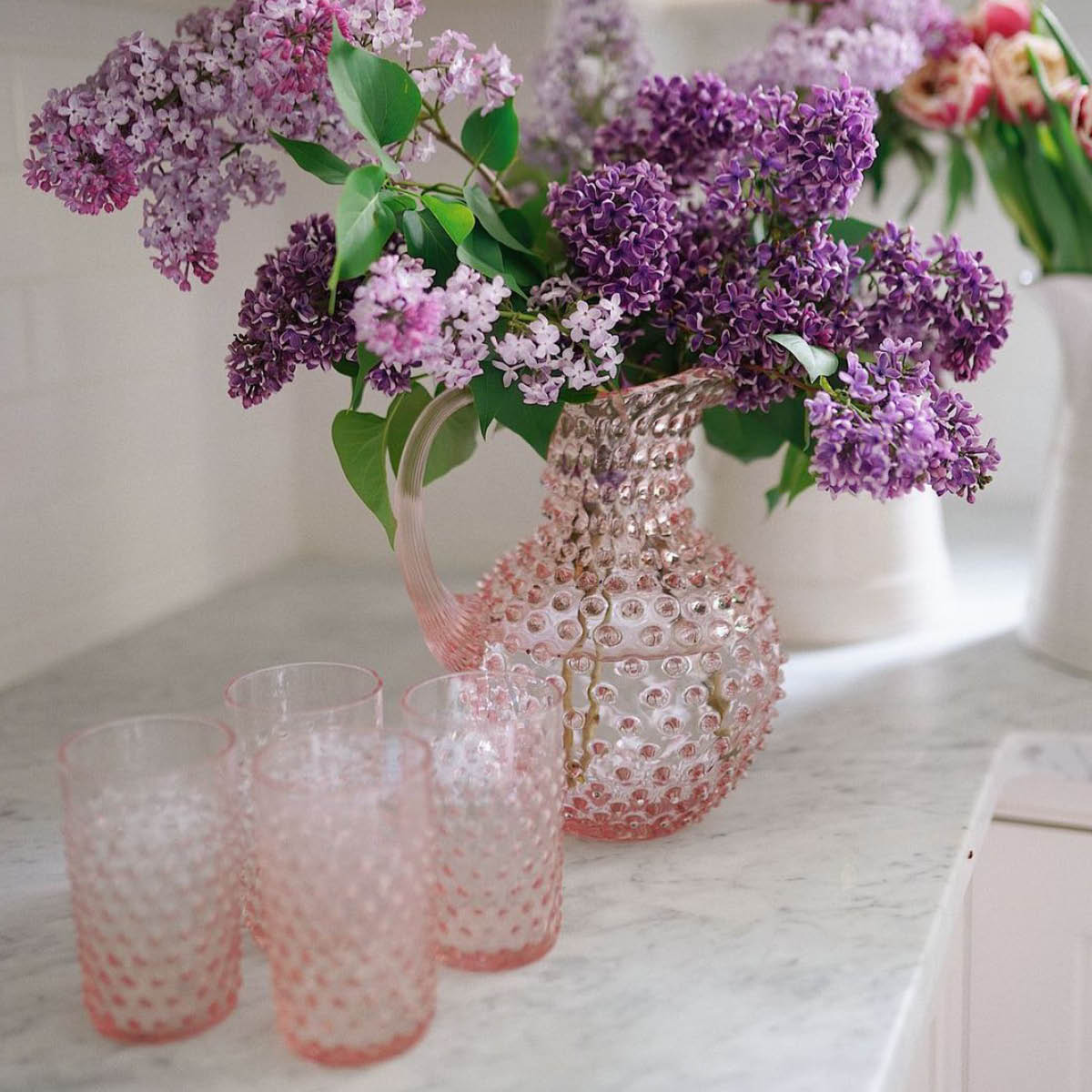 Klimchi Hobnail karaffel 2L rosaline