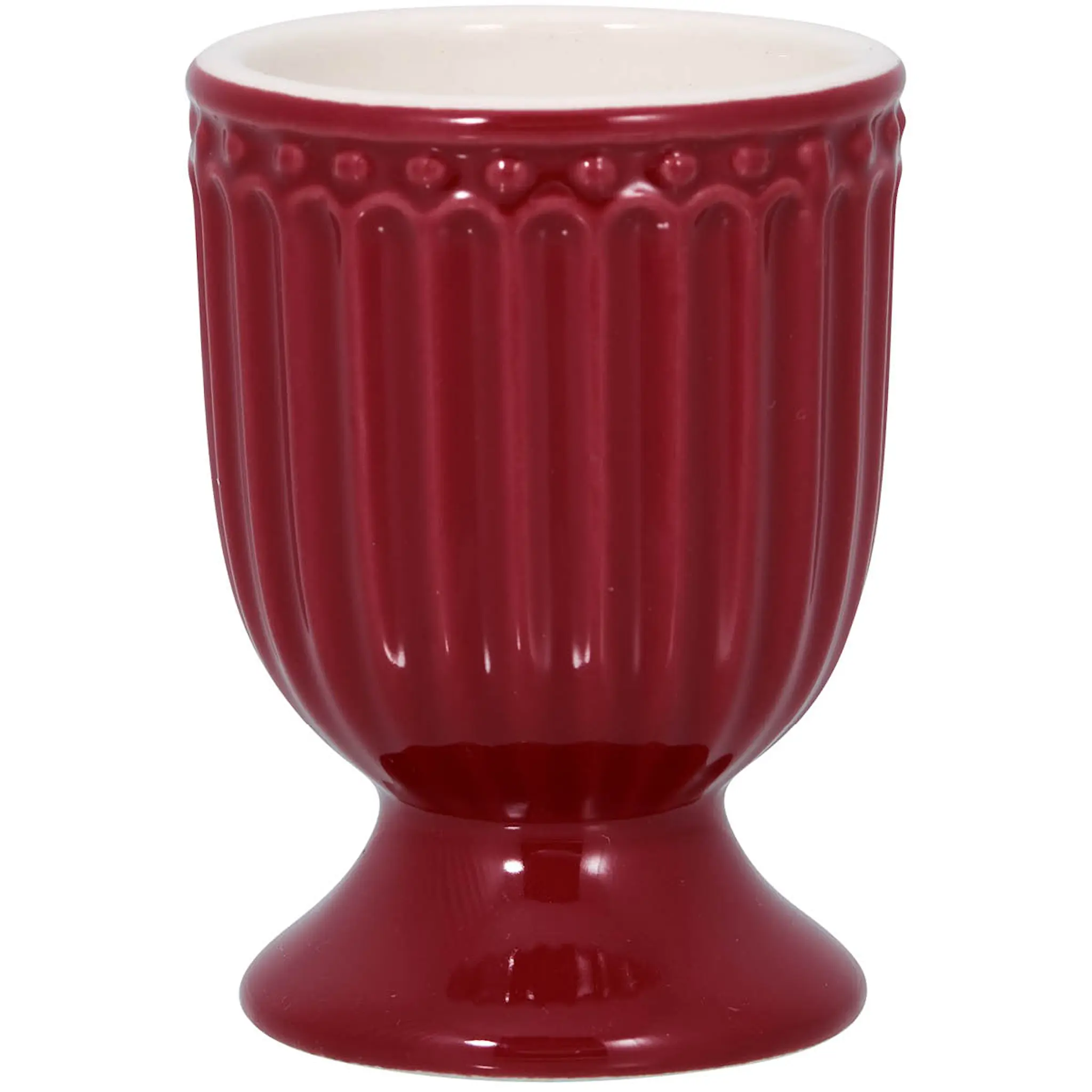 GreenGate Everyday Alice äggkopp 6,5 cm claret red