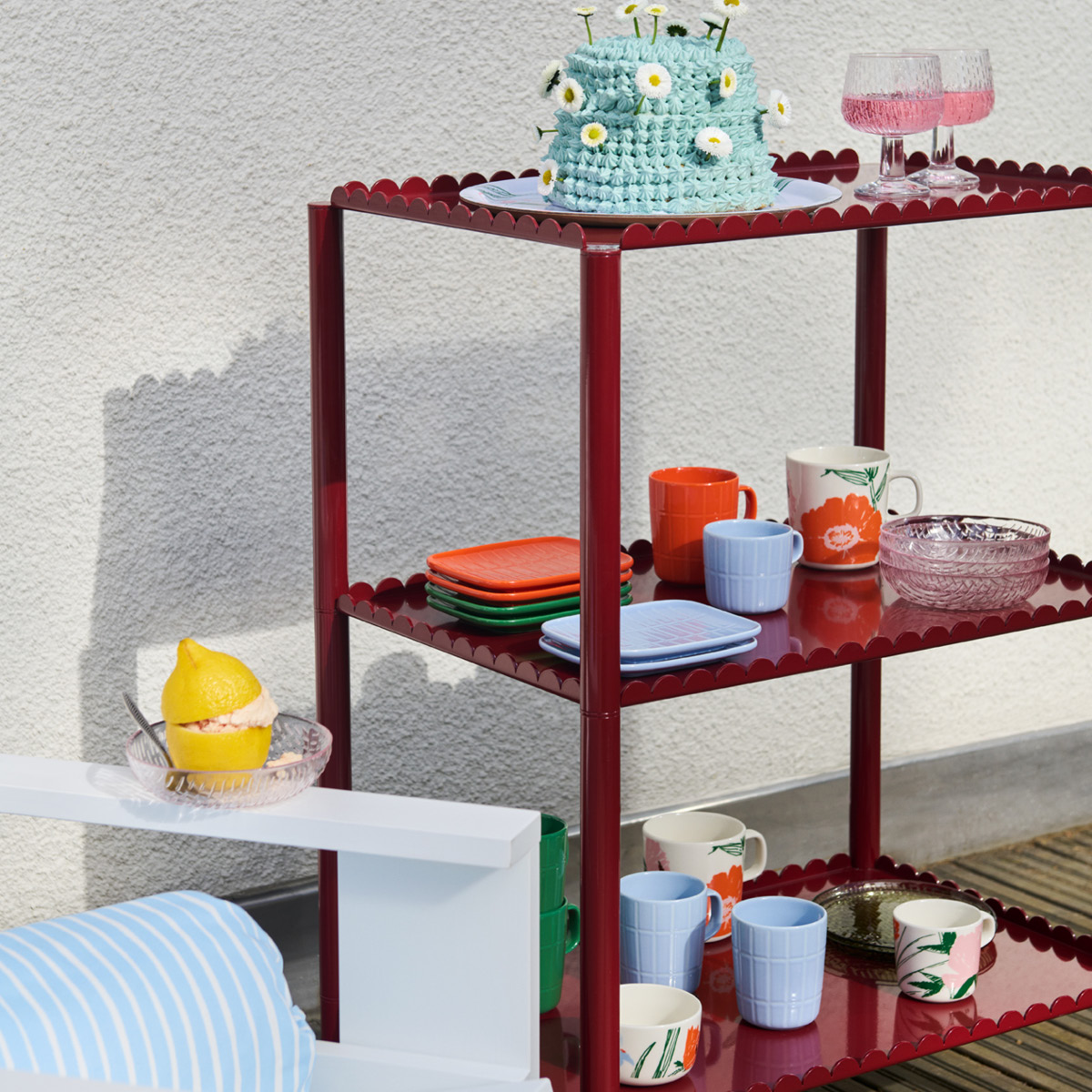 Marimekko Tiiliskivi krus 40 cl oransje