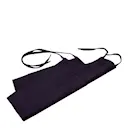 Förkläde bomull 95x80 cm svart