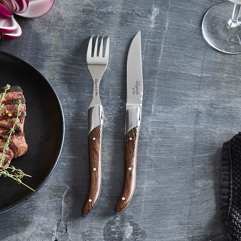 Laguiole by Hâws Grillgaffel 6-pack wengé