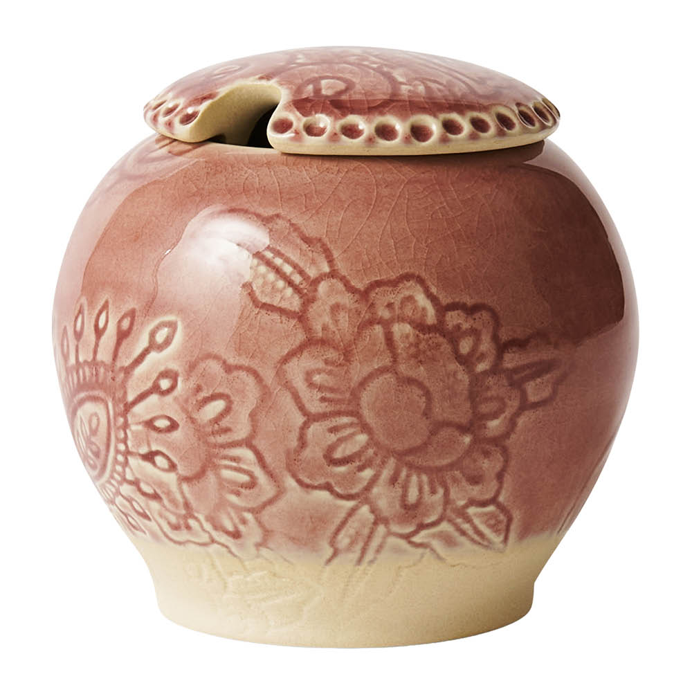 Sthål Arabesque sockerskål 9 cm old rose