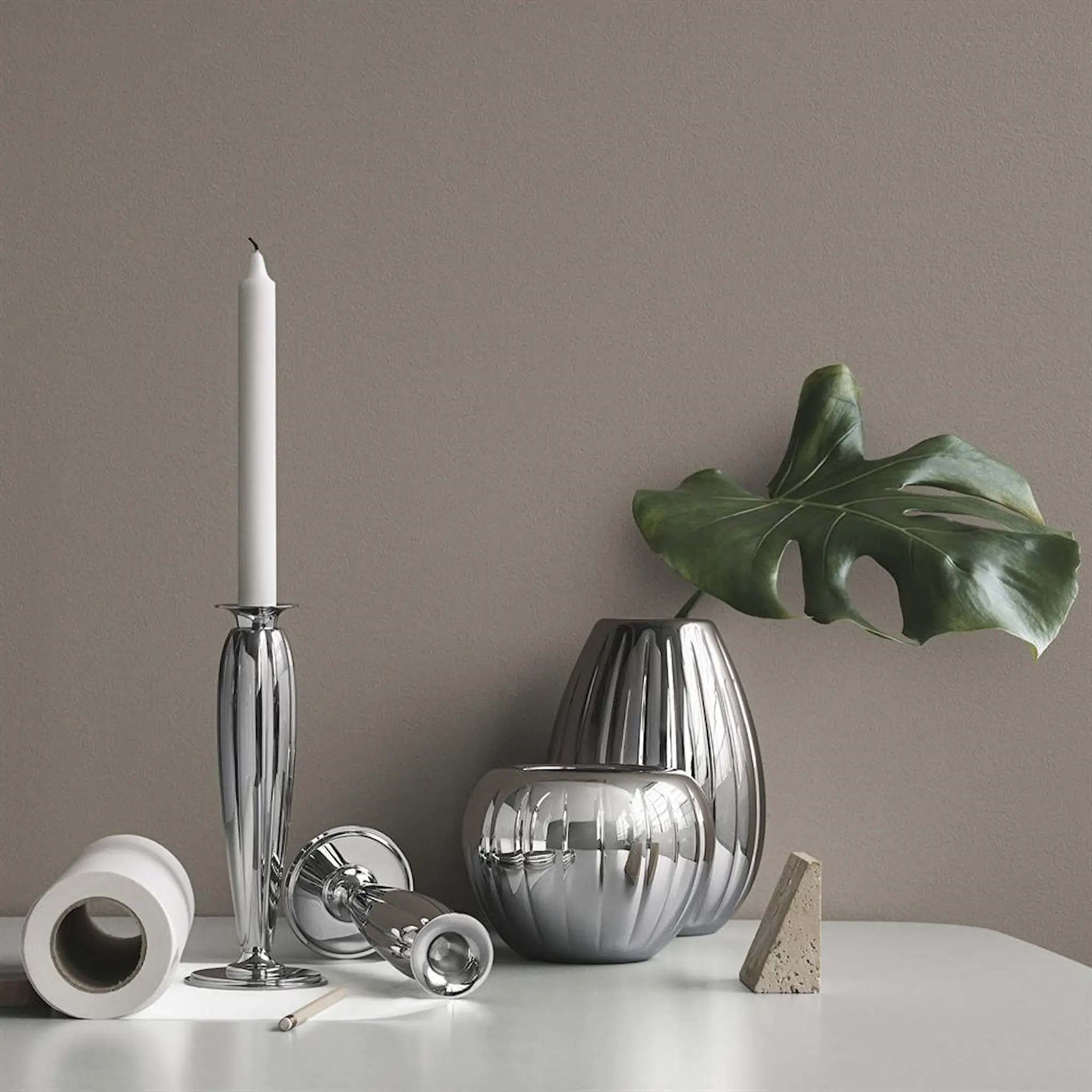 Georg Jensen Bernadotte Ljusstake 2-pack