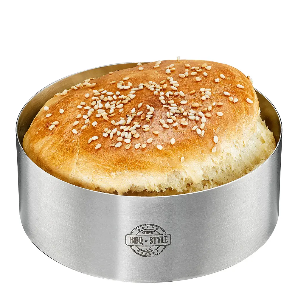 BBQ Hampurilaismuotti 10,8 cm Ruostumaton