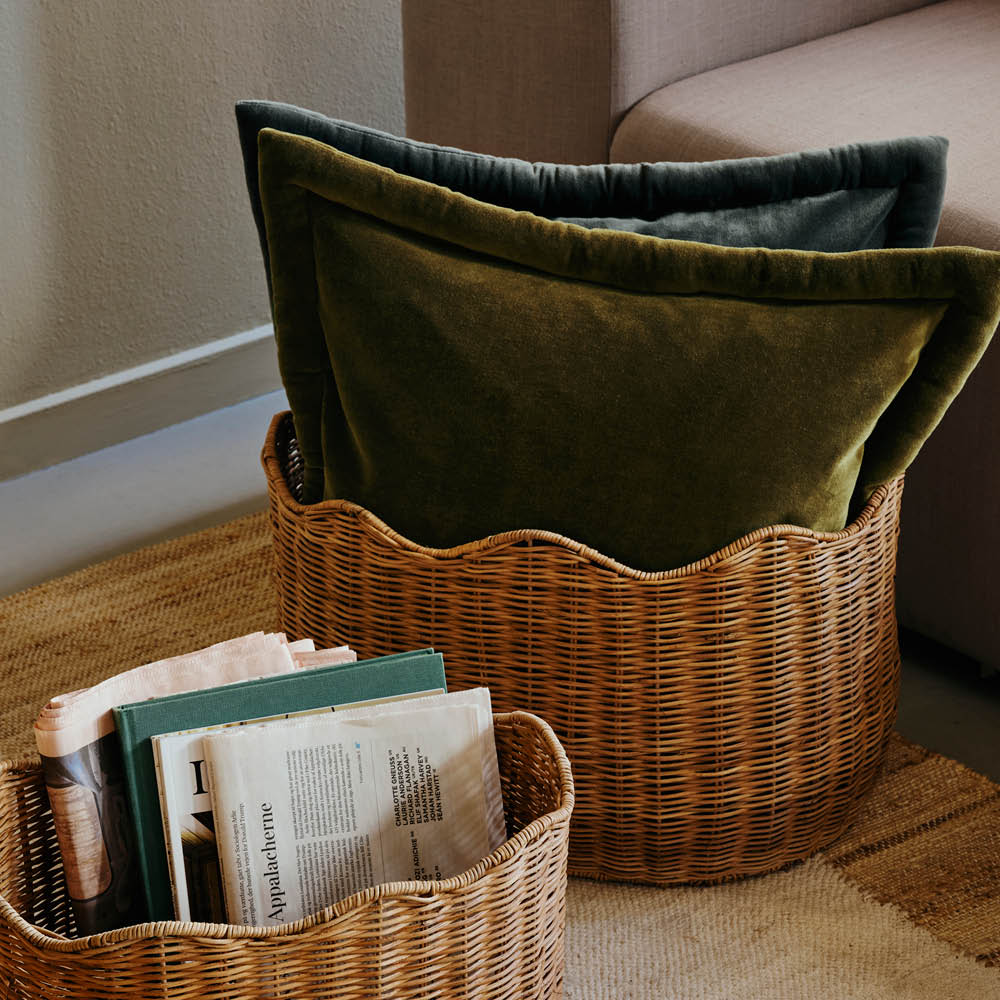 Broste Copenhagen Viola kuddfodral 50x50 cm teal