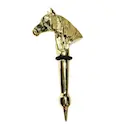 Horse Head flaskpropp guld