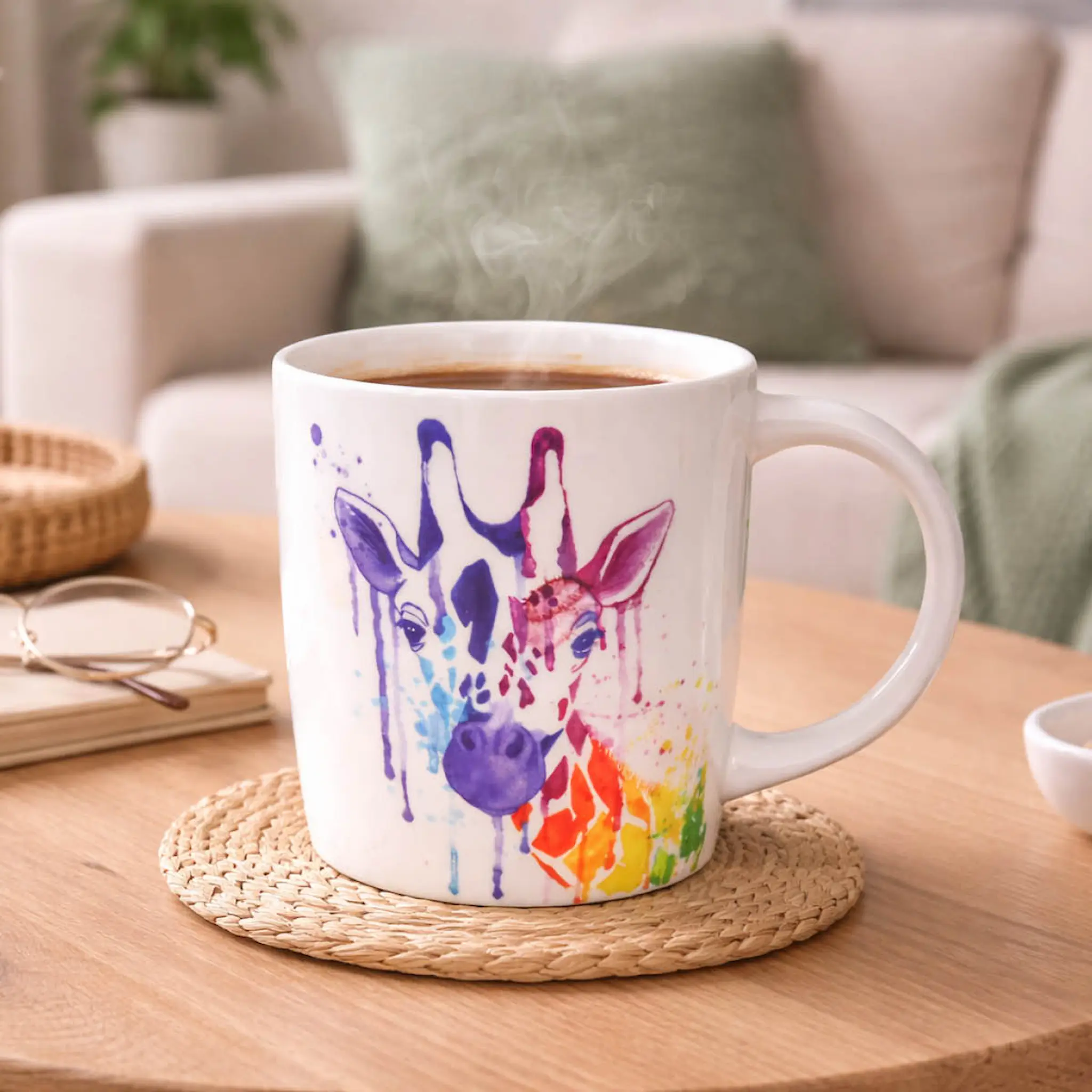 Könitz Watercoloured mugg 40 cl Giraff