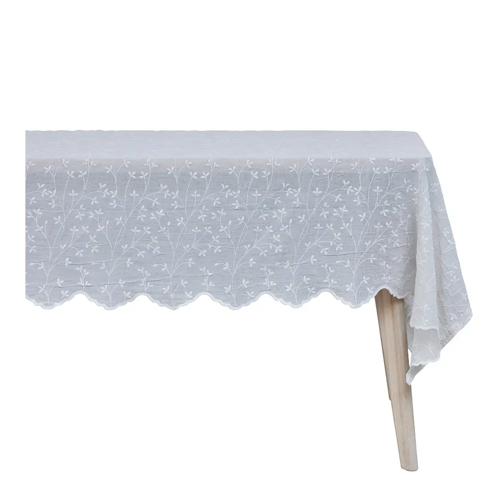 Eloise Pöytäliina 320x160 cm Luunvalkoinen