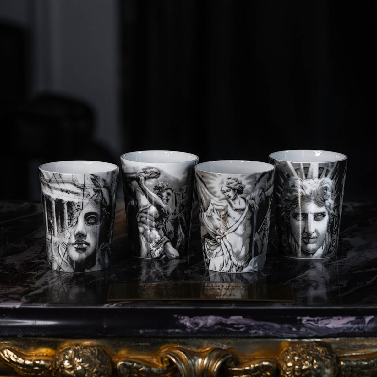 ICONCUPS Andreas Ishak The Eternal Struggle mugg 25 cl 4-pack